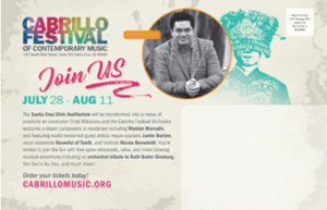cabrillo music festival postcard